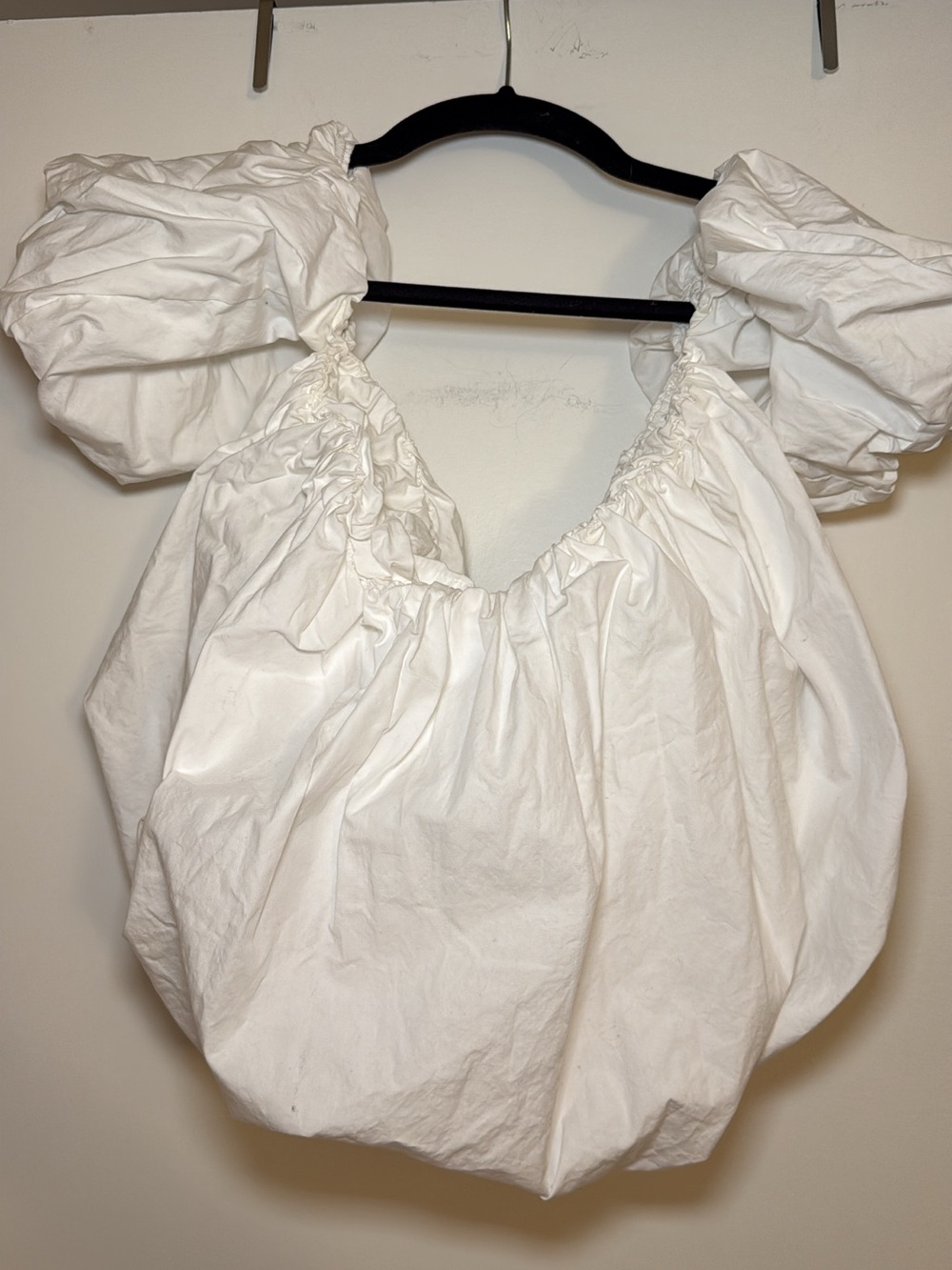 Stradivarius White Satin-Look Blouse